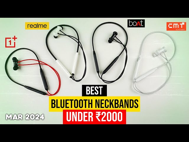 Top 5 Best Neckband Under ₹2000 in 2024 ⚡ Best Wireless Bluetooth Earphones Under 2000 ⚡