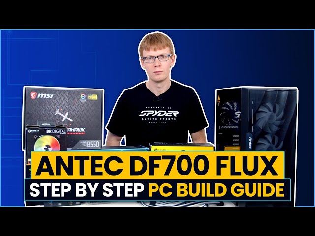 Antec DF700 FLUX Step-by-Step PC Build Guide - RTX 3060 Ti and Ryzen 5 5600X