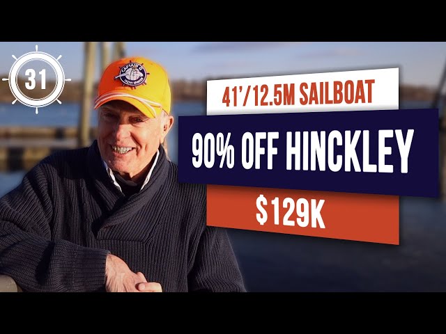 INCREDIBLE SAILBOAT RENOVATION!! Sparkling Hinckley sailboat for sale - $129k EP31 #sailboatreview