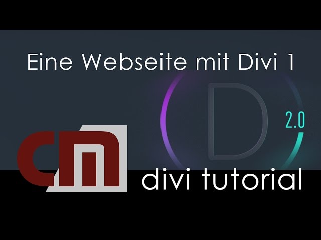Eine Wordpress - Webseite mit Divi aufbauen - Teil 1
