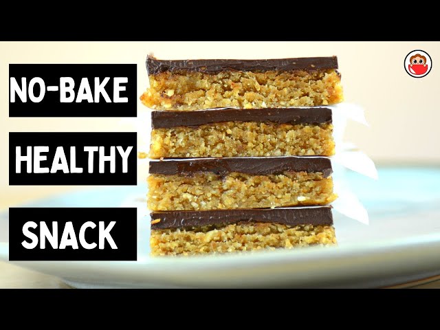 Healthy No-bake Chocolate Peanut Butter Oat Bars Recipe Easy And Quick