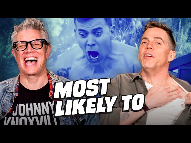 JACKASS FOREVER Stars Play Most Likely To | Johnny Knoxville, Steve-O and more