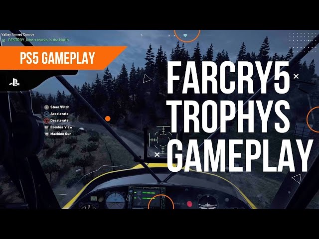 Far Cry 5 trophy wins on the  PS5