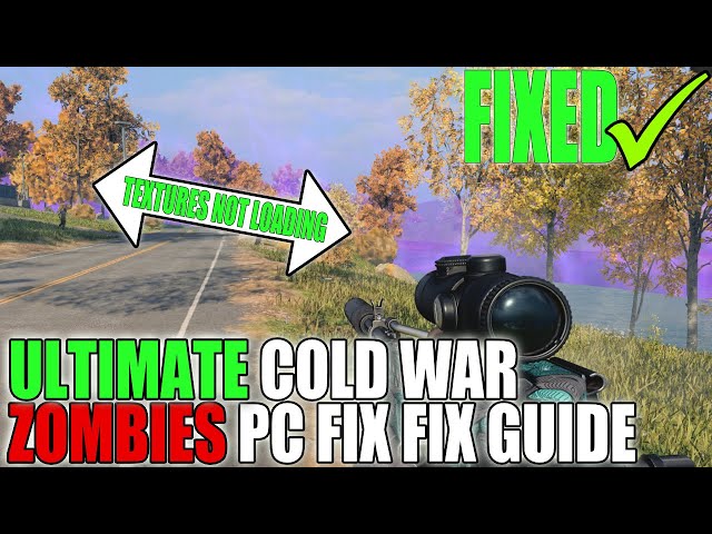 FIX COD Cold War Zombies & Outbreak Issues On PC