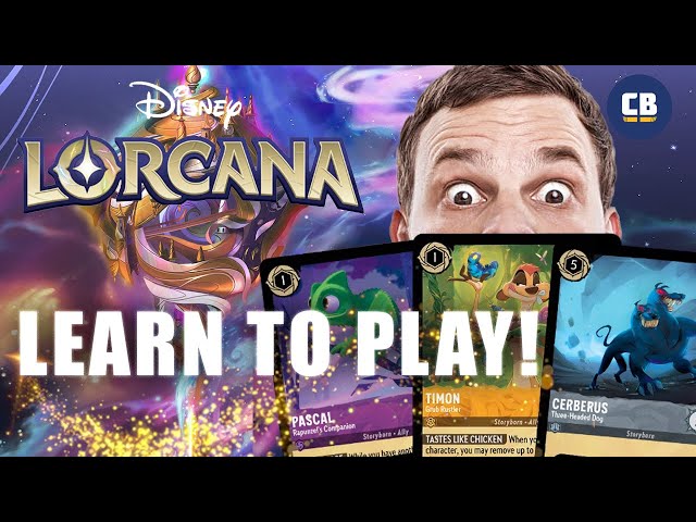 Learn To Play Disney LORCANA With Designer Ryan Miller! Full Gameplay Reveal!