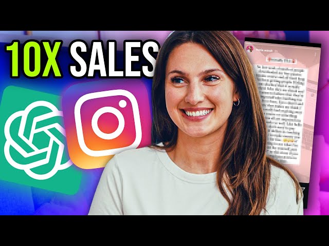 How I Use Chat GPT To Make REALLY Easy Sales From My Instagram Stories (2024 Edition)