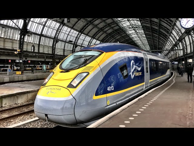 Eurostar London to Amsterdam - the VERY FIRST train! 4th April 2018