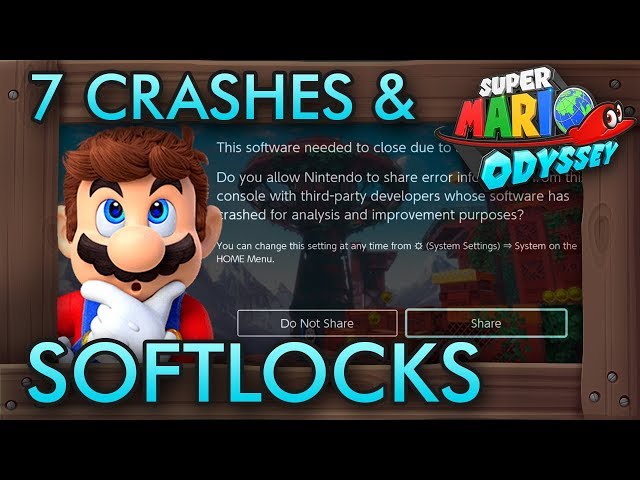 7 Ways to Crash or Softlock Super Mario Odyssey