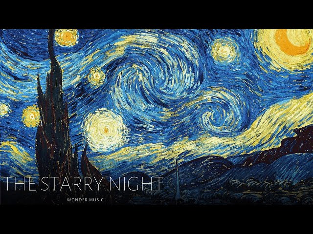 The Starry Night｜Hedwig's Theme - Extended Version 🎼| GIF | 4K Wonder Music