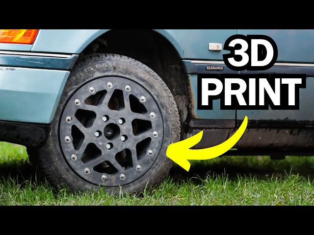 Experiment: 3D PRINTED wheels on a real CAR