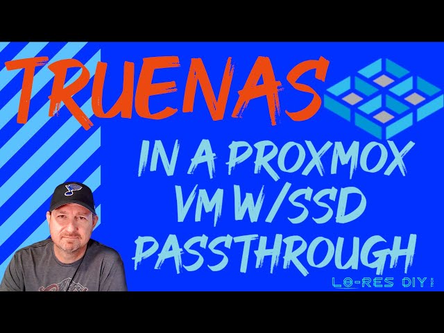 TrueNAS in a Proxmox VM with SSD/HDD passthrough