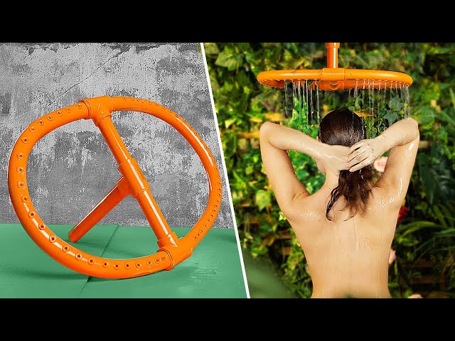 Few people know this secrets with PVC pipes ||🚿💦 DIY SHOWER HEAD AND MORE for your Garden