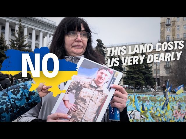 Would you give up territories to end the war in Ukraine?