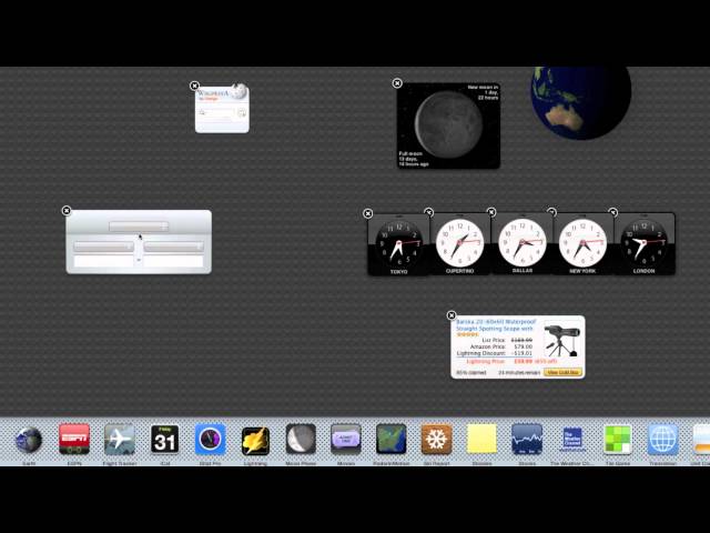 Tech Support: Max OS X: Desktop Widgets