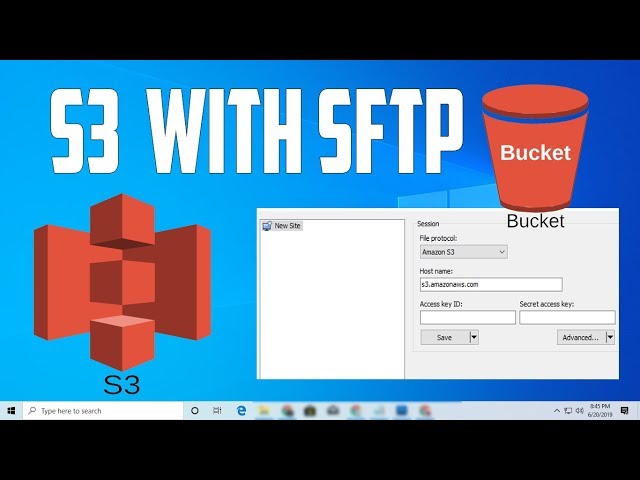 How To Access Amazon S3 Buckets With SFTP | Upload/Download Files