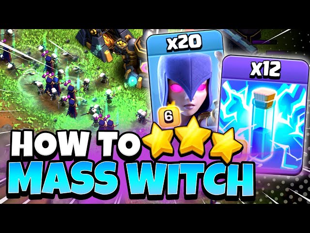 NEW TH15 Mass Witch is TOO POWERFUL! (Clash of Clans)