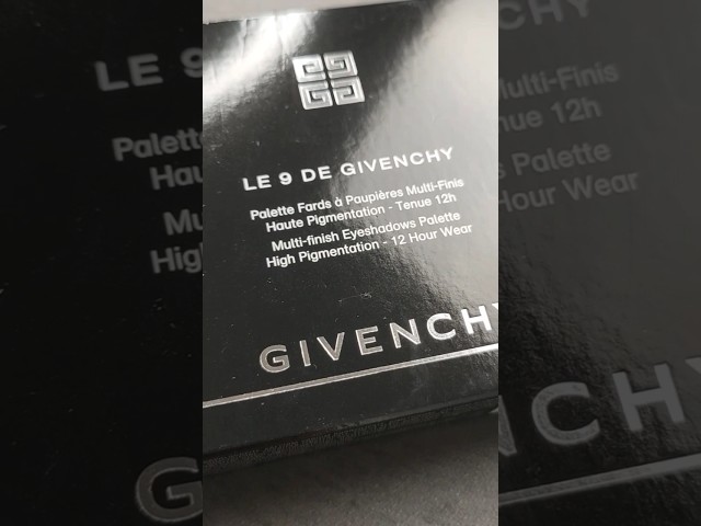 le 9 de Givenchy #givenchy #eyeshadowpalette #shorts #shortsvideo