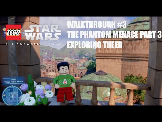 LEGO Star Wars The Skywalker Saga Walkthrough #3 The Phantom Menace Part 3 Exploring Theed