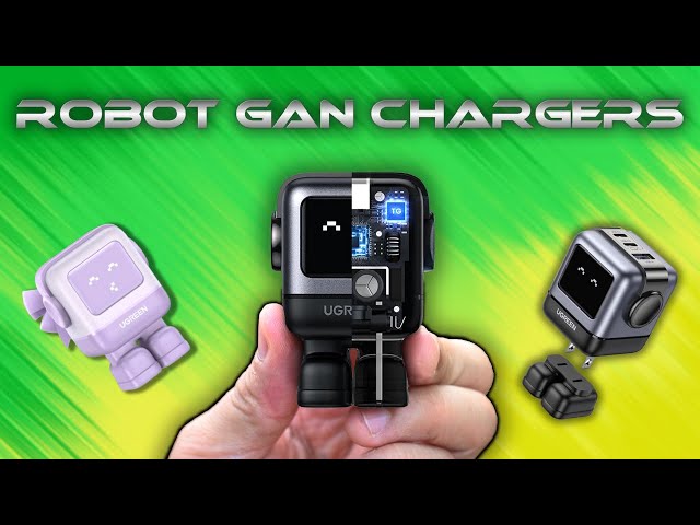 UGREEN ROBOT GAN FAST CHARGERS : 30W AND 65W