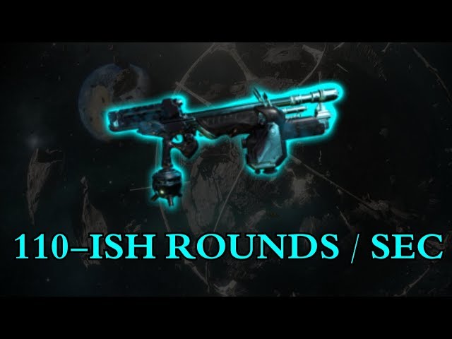 Warframe - Probably The Fastest Firing Setup In The Game (110-Ish Rounds / Sec)