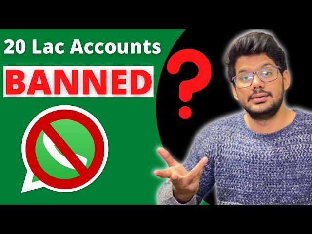 WhatsApp Ban in India | WhatsApp banned 20 lakh Accounts - Why ? 🔥🔥