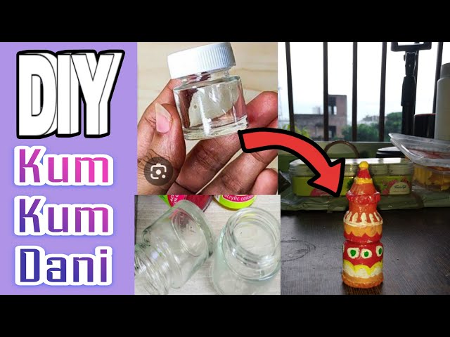 Diy Kum Kum dani | Easy way to make kum kum dani|#viral #diy #crafts #clay #youtube #youtuber