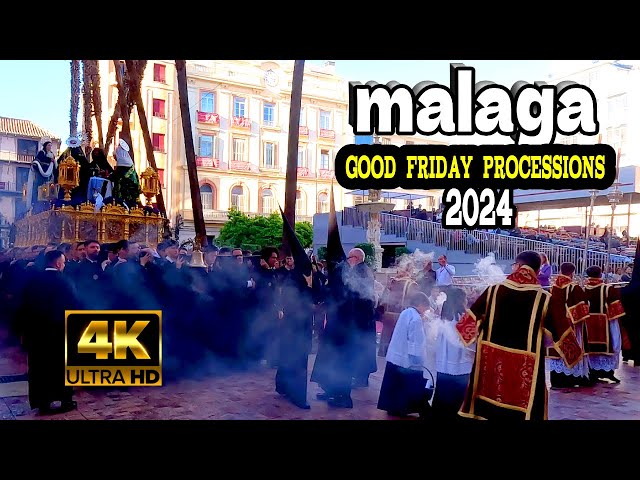 MALAGA Spain MONTE CALVARIO PROCESSIONS easter parade 2024 | Costa Del Sol [4K]