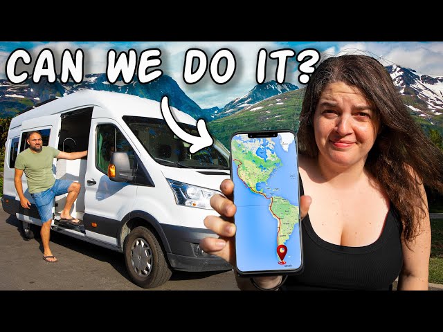 Driving our van from Alaska to Argentina - day 1!