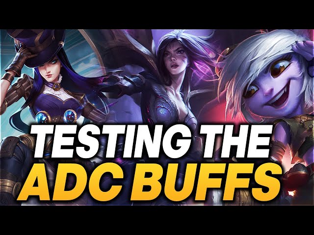 Testing all the New ADC Buffs! - League of Legends
