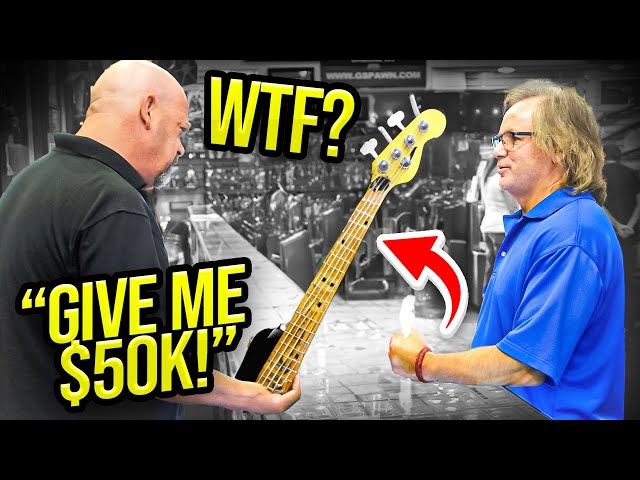 Seller Wants $50,000 for DAMAGED Guitar on Pawn Stars