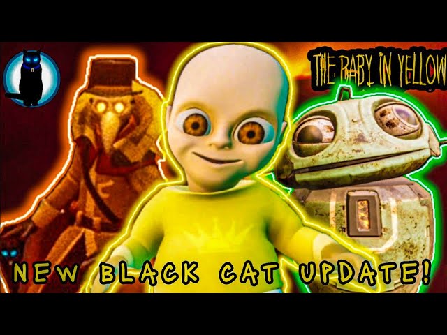 The Baby In Yellow black cat