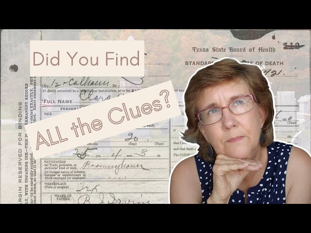 Stop Overlooking Vital Clues on Your Ancestor's Death Certificate