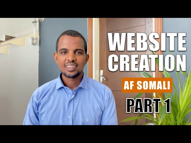 Website creation af somali part 1