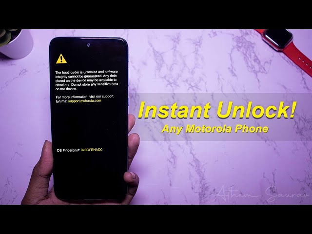 How to Unlock Bootloader of any Motorola: Instant Unlock⚡⚡