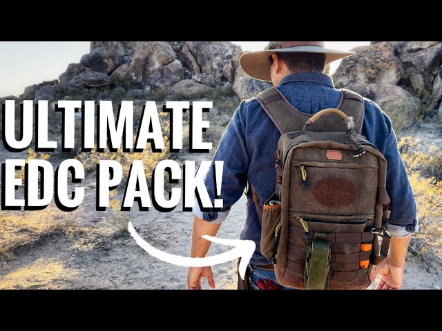 The PERFECT Waxed Canvas Pack For EDC(Everyday Carry)!