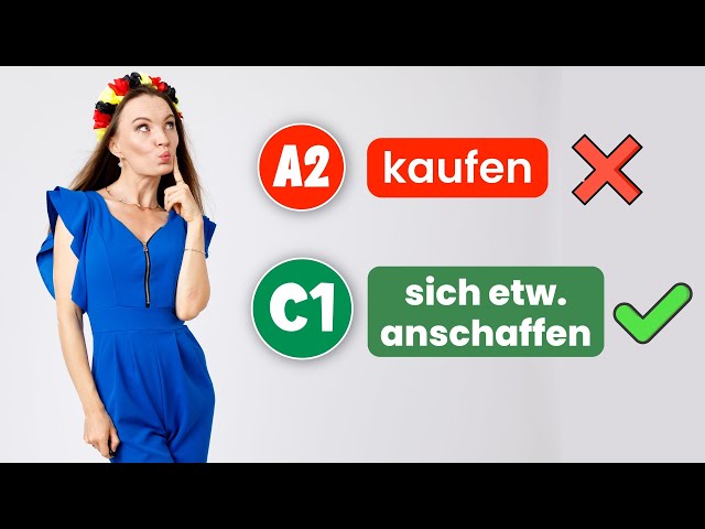 Verbessere dein Sprechen bzw. deinen Ausdruck mit diesen Verben (inkl. Übung) I Deutsch lernen b2,c1