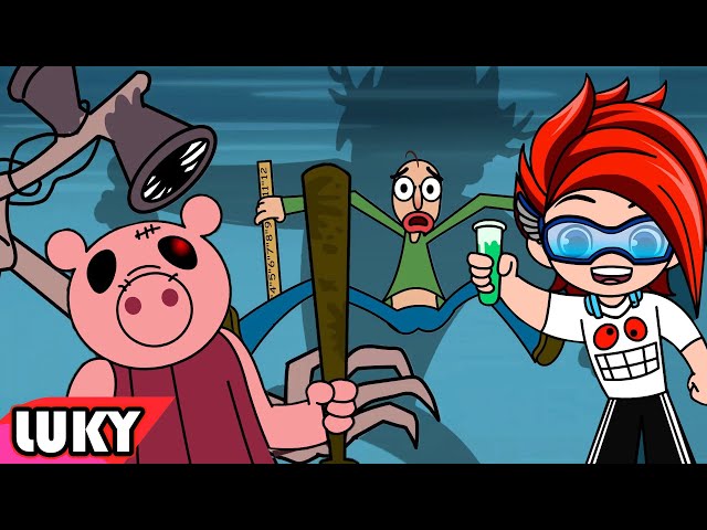 Baldi vs Piggy La Canción | Canción Luky
