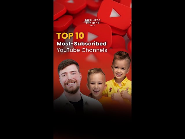 Top 10 Most-Subscribed YouTube Channels