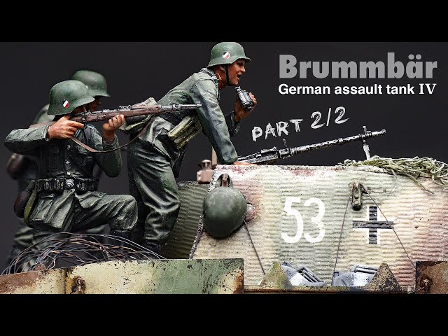 Brummbär - Tamiya - 1/35 - Tank Model - Part 2 [ Painting - weathering - Finishing ]