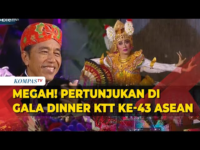 [FULL] Megahnya Pertunjukan di Gala Dinner KTT ke-43 ASEAN, Lagu 'Cikini ke Gondangdia' Bikin Goyang