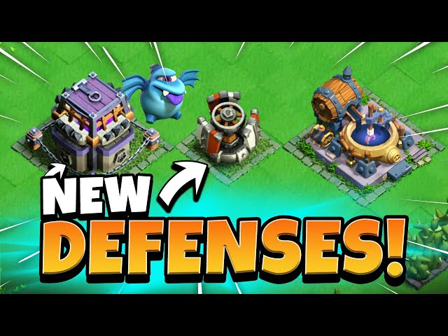 NEW Spell & Defenses for Skeleton Park District (Clash of Clans)