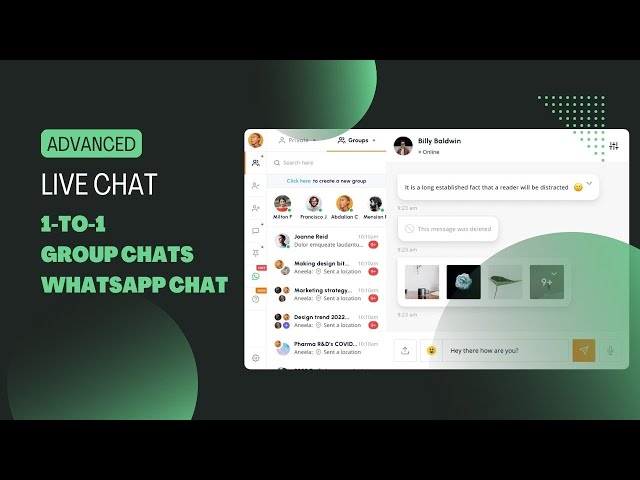 Add Live Chat Advanced Feature on Website | One-to-One Chat, Group Base Chat, Whatsapp Chat Plugin