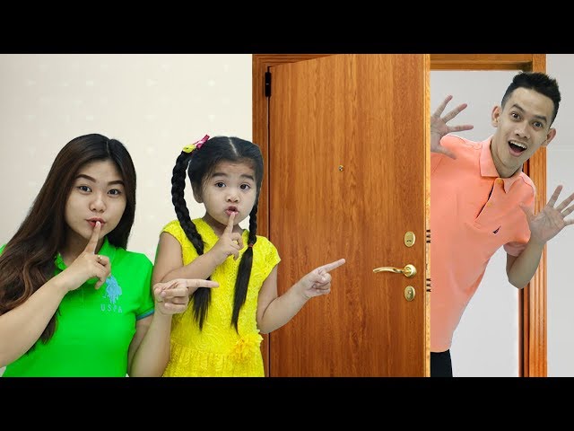 Peek a Boo Song  Suri Pretend play w Fun Nursery Rhymes Sing Along Songs Family Fun