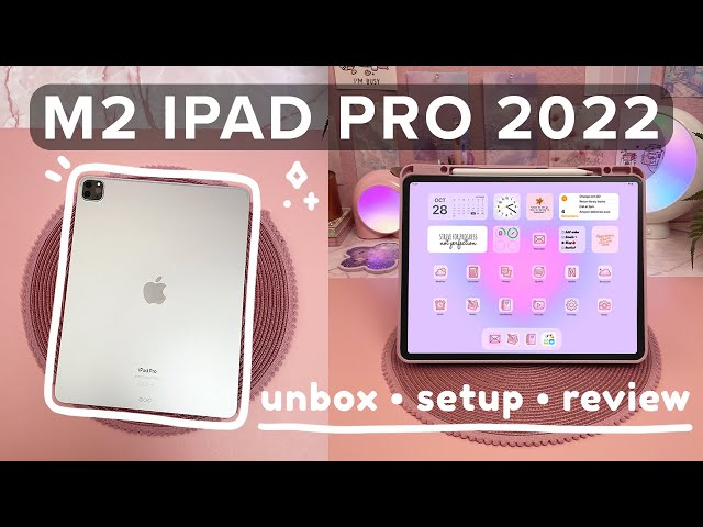 M2 iPad Pro 2022 unboxing, setup & review 🍎 digital planning, note taking & more