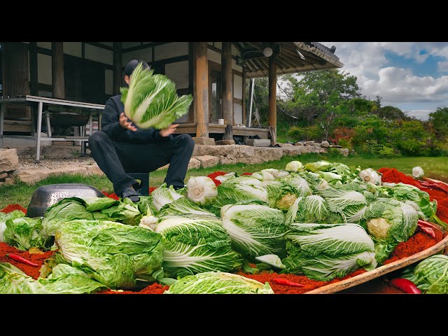 Making Kimchi in a place that is not common even in Korea