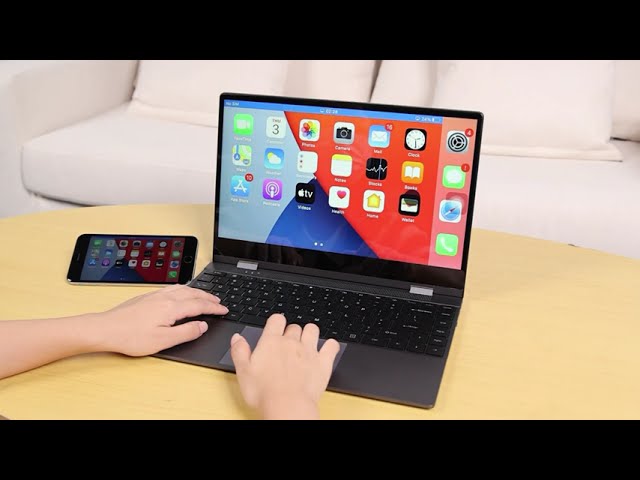 Cast iPhone to Laptop, or LapDock? X 14 Pro demo with IOS