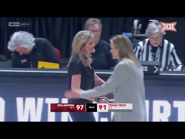 Oklahoma vs Texas Tech Women's Basketball Highlights