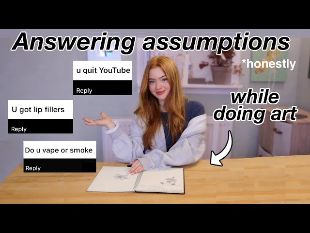 Answering your Assumptions HONESTLY while I do some ART  | Ruby Rose UK