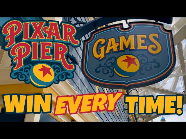 Disney's Pixar Pier Boardwalk Games EXPLAINED | Which Game Can You WIN Every Time