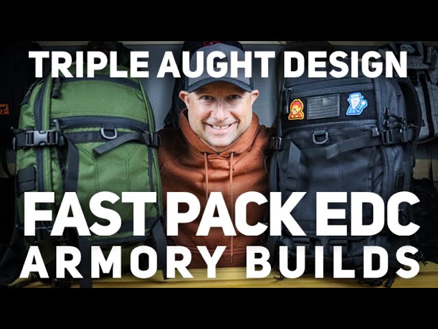 Triple Aught Design FAST Pack EDC // Armory Builds vs Standard vs GORUCK Heritage GR1s